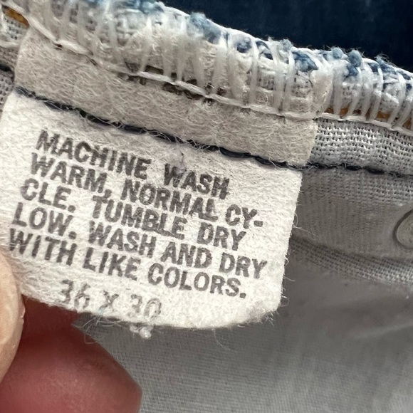 Vintage 80’s Levi’s Orange Tab 505 Classic Straight Leg Jeans USA / 36 X 30 - Picture 9 of 11